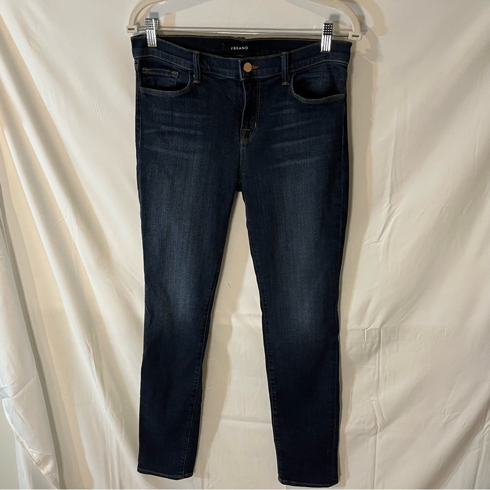 J Brand Mid Rise Rail size 30 - Dark Blue - Color Oblivion - Picture 2 of 6